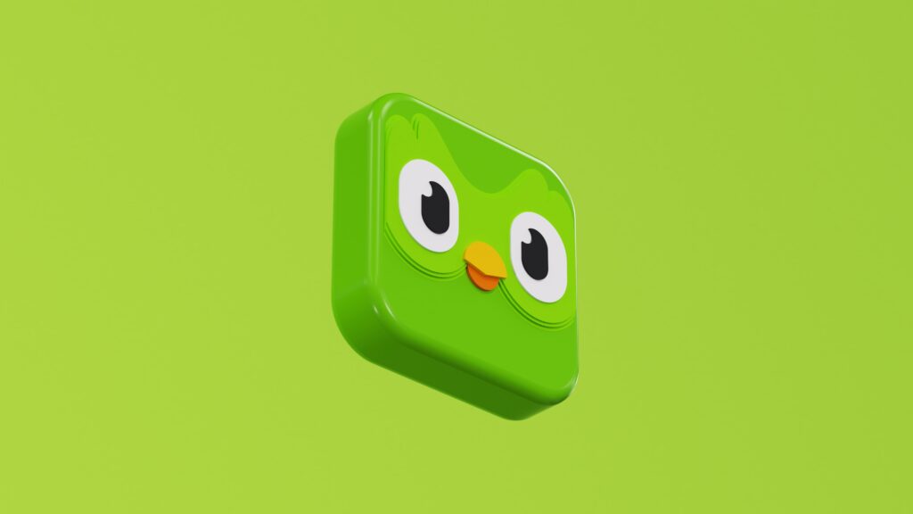 Pássaro Duolingo