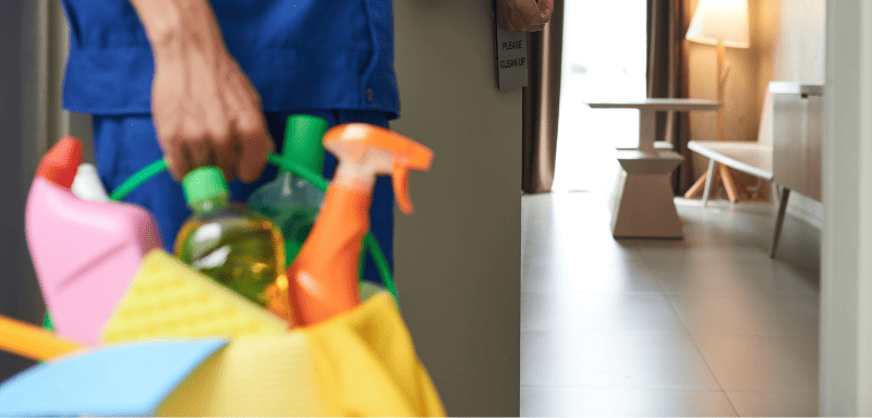 Cleaning products.
