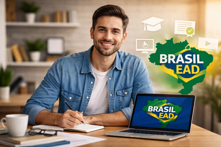 Brasil EAD: cursos 100% online para qualificação profissional