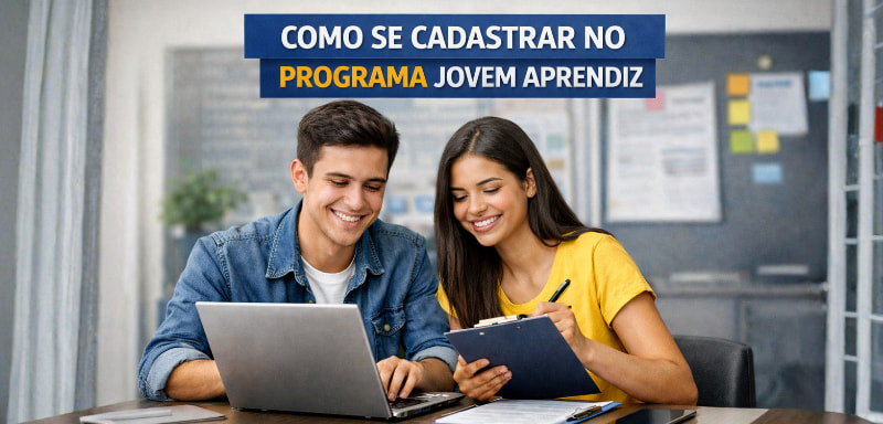 Como se cadastrar no Jovem Aprendiz: salários de até R$1850 + benefícios