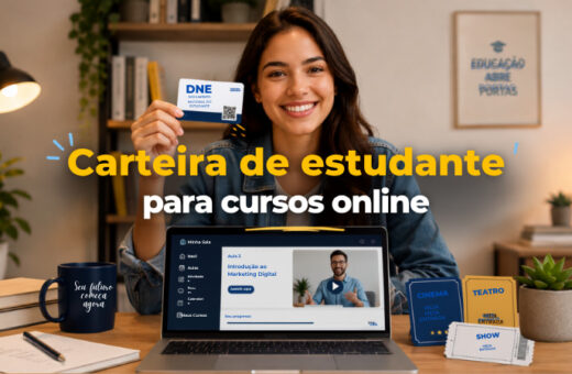 Faz curso online EAD? Você pode ter direito à carteira de estudante e pagar meia-entrada